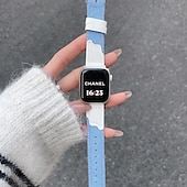 abordables correas de reloj de manzana-Bucle en Solo Loop Compatible con Apple Watch Correa 38mm 40mm 41mm 42mm 44mm 45mm 49mm Bonito Ajustable Cuero Sintético correa de repuesto para iwatch Ultra 2 Series 9 8 7 SE 6 5 4 3 2 1