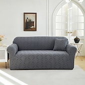 cheap Sofa Cover-Elastic Jacquard Fabric Sofa Cover Stretch Couch Cover Sectional L Shape Sofa Slipcover Corner Case for Living Room 1/2/3/4 Seat
