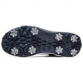 Χαμηλού Κόστους Ανδρικά Παπούτσια Γκολφ-ανδρικά λευκά παπούτσια γκολφ με αιχμηρή σόλα, αναπνεύσιμο ψεύτικο δέρμα και σύστημα κλεισίματος boa για ρυθμιζόμενη εφαρμογή, ιδανικά για γκολφ και αθλητικές δραστηριότητες