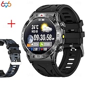 お買い得  スマートウォッチ-696 KC80 スマートウォッチ 1.43 インチ スマート·ウォッチ ブルートゥース ECG + PPG 歩数計 着信通知 と互換性があります Android iOS 女性 男性 ハンドフリーコール メッセージ受信通知 IP 67 47mmウォッチケース