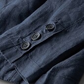 cheap Men&#039;s Blazers-Men&#039;s 100% Linen Blazer Blazer Business Cocktail Party Wedding Party Fashion Casual Spring Autumn / Fall 100% Linen Plain Buttons Pocket Comfortable Single Breasted Blazer White Navy Blue khaki Gray