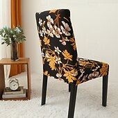 cheap Dining Chair Cover-Arrival Super Fit Stretch Removable Washable Short Dining Chair Protector Cover Seat Slipcover for Hotel Dining Room Ceremony Banquet Wedding Party