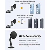 levne Držáky do auta-magnetický držák na telefon do auta stojan na palubní desku skládací magnet do auta držák na chytrý telefon mobilní držák pro iphone samsung xiaomi