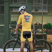 Недорогие Комплекты мужской одежды-Муж. Велокофты и велошорты Мультипликация С короткими рукавами Велоспорт Наборы одежды с 3 задними карманами Горные велосипеды Шоссейные велосипеды