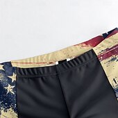 abordables Maillots pour hommes-Homme Maillot Velo Cyclisme Manche Courte Cyclisme Tee-shirt Maillot avec 3 poches arrière VTT Vélo tout terrain Respirable Séchage rapide Conception anatomique Mèche Rouge Kaki Drapeau National Des