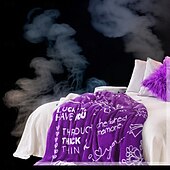 cheap Blankets &amp; Throws-Mother&#039;s Day Blanket, A Letter to Mom, Mother&#039;s Day Gift  Soft and Cozy Throw, Perfect Gift for Mom, Floral or Heart Design, Warm and Comfortable