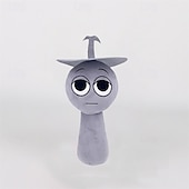 זול Party Supplies-קטיפה sprunki sprunky wenda וקטיפה אפורה קטיפה רכה ומהנה בובות צעצועים ממולאים למעריצים ולחברים יום הולדת