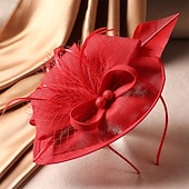 tanie Fascynatory i kapelusze-kapelusz na przyjęcie herbaciane - 2025 kapelusz na przyjęcie herbaciane Kentucky Derby z lat 20. XX wieku nakrycie głowy dla kobiet i dziewcząt