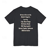 billige Tegneserie- og filmkaraktergrafikk-Nosferatu Vampyrer Dracula T-skjorte Figurer Graphic Til Herre Dame Unisex Voksne Maskerade Varmstempling Fritid / hverdag