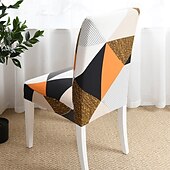 cheap Dining Chair Cover-Arrival Super Fit Stretch Removable Washable Short Dining Chair Protector Cover Seat Slipcover for Hotel Dining Room Ceremony Banquet Wedding Party