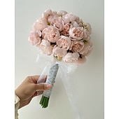 abordables Fleurs de mariage-Fleurs de poignet de mariage Bouquets Mariage / Soirée / Fête PVC (Polyvinylchlorid) A Fleurs