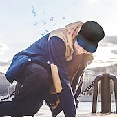 billiga Nyheter-ny hatt med bluetooth-högtalare justerbar bluetooth-hatt trådlös smart högtalarkeps för utomhussport baseballkeps med mikrofon