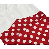 cheap Dresses-1950s Retro Vintage Rockabilly Knee Length Dress Tea Dress Swing Dress Polka dots Fit &amp; Flare Swing Fancy Dress Women's Christmas Carnival New Year Homecoming Daily Wear Bachelorette Party Adults'