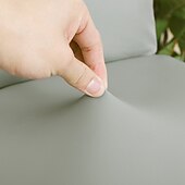levne potah na židli-voděodolné potahy na jídelní židle pu kožené potahy na židle bez zadních potahů snímatelný omyvatelný chránič židle
