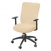 cheap Office Chair Cover-Stretch Velvet Office Chair Cover - Soft, Removable, Washable &amp; Zippered