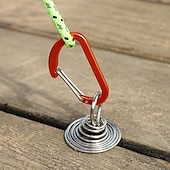 cheap Camping Accessories-1Pc/4pcs Tent Rope Tighteners - Octopus Buckle for Secure Camping in Windy Conditions