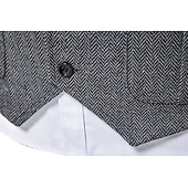 abordables Costumes pour hommes des années 1920-Classique Rétro Vintage Années 1920 Veste Gilet Gatsby le Magnifique Déguisement Homme Carnaval Mascarade Mariage Soirée robe demoiselle d honneur Adulte Gilet Printemps Automne