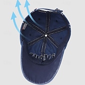 preiswerte Baseballkappe für Herren-Herren Cap Basecap Sonnenhut Kappe Schwarz Blau Baumwollpolyester Bestickt Modisch Brautkleider schlicht Freizeitskleidung Wochenende Buchstabe Bedruckt Einstellbar Sonnenschutz Atmungsaktiv