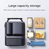 cheap Car Organizers-Car Trunk Organizer Hanging Backseat Storage Bag Hook and Loop Fastener Leatherette Storage Pocket for SUV/MPV/Truck