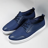 cheap Men&#039;s Sneakers-Men&#039;s Lightweight Breathable Mesh Lace-Up Sneakers – Casual Walking Shoes with Airy Design for Summer, Travel &amp; Everyday Comfort