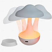 baratos Candeeiros de mesa-cogumelo luz noturna quarto lâmpada de mesa de cabeceira rgb atmosfera copo lâmpada usb recarregável lâmpada noturna para quarto dormitório sala de estar decoração para casa aniversário presente de