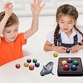 ieftine rechizite de petrecere-Gonggi Korean Game, Gonggi Korean Tossing Game Set (Joc de joc tradițional coreean) - Jebi Chagi, Gong-Gi, Biseokchigi, Paeng-y, Ddakji, Family Party Game (1 set)