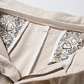 billige Herre Elite Bukser-Herre Bukser kinesisk Helfarge Full lengde Formell Bryllup utendørs Elegant Ferie Svart Lysebrun Mikroelastisk