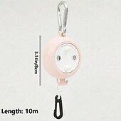 economico Accessori da campeggio-1 pz. stendibiancheria da viaggio durevole e portatile da 26 piedi per campeggio e attività all&#039;aperto stendibiancheria retrattile portatile stendibiancheria per campeggio e viaggi - leggero e