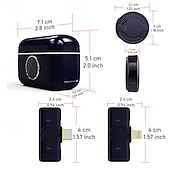 cheap Microphones-New Q81 wireless lapel clip microphone one to two with charging case Douyin live broadcast intelligent noise reduction wireless mini