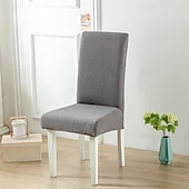 cheap Chair Cover-Waterproof Chair Cover for Dining Room 1/2/4/6Pieces Adjustable Jacquard Seat Chair Cover Hotel Wedding Banquet