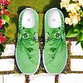 abordables Baskets femme-Baskets Flyknit à imprimé floral avec tige respirante, semelle légère et coupe confortable pour les promenades décontractées et les activités de plein air