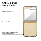 お買い得  サムスン用ケース-電話 ケース 用途 サムスンのギャラクシー Zフリップ6 Z Flip 5 Z Flip 4 Z Flip 3 バックカバー バンカーリング 耐衝撃 レトロ風 PUレザー