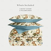 cheap 100% Cotton-Farmhouse Style Duvet Cover 3-Piece Set 100% Cotton or Polyester Super Soft Skin Friendly Long Lasting
