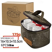 6-Piece Set Travel Spice Kit Spice Containers for Camping Portable Spice Kit Camping Salt Pepper Shakers Camping Spice Containers Seasoning Storage with Bag for Home Kitchen Camping BBQ Traveling 20