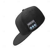 billiga Nyheter-ny hatt med bluetooth-högtalare justerbar bluetooth-hatt trådlös smart högtalarkeps för utomhussport baseballkeps med mikrofon