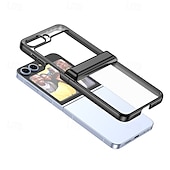お買い得  サムスン用ケース-電話 ケース 用途 サムスンのギャラクシー Zフリップ6 Z Flip 5 バックカバー 耐衝撃 レトロ風 仕上げ PC