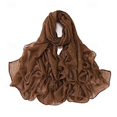 abordables enveloppes d&#039;invité de mariage-mode simple bali gaze ciel étoilé forage chaud longue écharpe respirante douce femme foulard écharpe cape extérieur