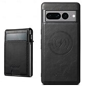 abordables Coques autres téléphones-téléphone Coque Pour Google Pixel 9 Pro Pixel 9 Pro XL Pixel 8 Pro Pixel 8 Pixel 9 Pixel 7 Pixel 7 Pro Pixel 6 Pixel 6 Pro Coque Arriere Avec Support Magnétique Fente pour carte Rétro TPU PC
