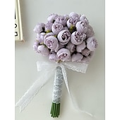 abordables Fleurs de mariage-Fleurs de poignet de mariage Bouquets Mariage / Soirée / Fête PVC (Polyvinylchlorid) A Fleurs