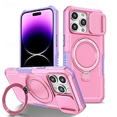 levne Pouzdra pro iPhone-telefon Carcasă Pro iPhone 16 Pro Max Plus iPhone 15 Pro Max Plus iPhone 14 13 12 11 Pro Max Plus Zadní kryt se stojánkem Magnetické Podpora bezdrátového nabíjení Retro PC
