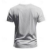 preiswerte Basic-T-Shirts-Herren T Shirt T-Shirt V-Ausschnitt T-Shirt Kurzarm V Ausschnitt Ganzjahres Einfach Mode Designer Basic Urlaub Straße Ausgehen Wein Schwarz Weiß Top T-Shirt für Herren