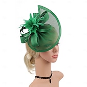 olcso Kalapok és fejdíszek-fascinators sapka virág tea party sapka nőknek toll kentucky derby sapka esküvőre