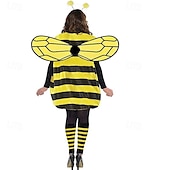 abordables Disfraces de mujer-Mariquita Abeja Disfraz de carnaval Traje de cosplay Disfraces divertidos Niños Adulto Mujer Chica Cosplay Rendimiento Fiesta Víspera de Todos los Santos Carnaval Mascarada Mardi Gras Disfraz de