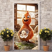 billige Dørdeksler-Morsomme Dyre Dørdekorasjoner Dørdeksler Syng Hval Dørteppe Dørgardin Dekorasjon Bakgrunn Innendørs/Utendørs Dørbanner Forsidegård