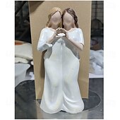billige Fest utstyr-varig vennskap harpiks hjerte-søster statue - perfekt for jul, takksigelse, valentinsdag, morsdag  &amp; konfirmasjonsgaver