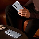 Χαμηλού Κόστους Samsung Θήκη-τηλέφωνο tok Για Samsung Galaxy Z Διπλώστε 6 Z Fold 5 Z Fold 4 Z Fold 3 Πίσω Κάλυμμα με βάση στήριξης Ανθεκτική σε πτώσεις Ρετρό PC
