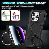 levne Pouzdra pro iPhone-telefon Carcasă Pro iPhone 16 Pro Max Plus iPhone 15 Pro Max Plus iPhone 14 13 12 11 Pro Max Plus Zadní kryt se stojánkem Magnetické Podpora bezdrátového nabíjení Retro PC