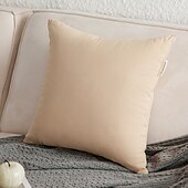 billige Trender innen puter-Dekorative Kasteputer Deksel Ensfarget 1PC Bomull Myk Kvadratisk Sofa Pute Sak Puteputer Soverom Stue Sofa Stol