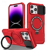 levne Pouzdra pro iPhone-telefon Carcasă Pro iPhone 16 Pro Max Plus iPhone 15 Pro Max Plus iPhone 14 13 12 11 Pro Max Plus Zadní kryt se stojánkem Magnetické Podpora bezdrátového nabíjení Retro PC