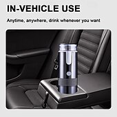 cheap Kitchen Appliances-160ML Mini Wireless Portable Electric Capsule Coffee Machine Black 1200mAh USB Charging Outdoor Business Travel Car Coffee Maker